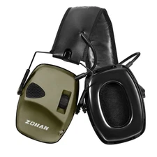 ZOHAN EM054 Electronic Shooting Ear Protection w/Gel Pads, Slim Active Noise
