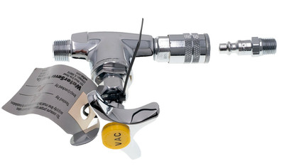 Watersaver Faucet L2883 Laboratory Needle Valve, Straight w/ quick connect ''VAC''