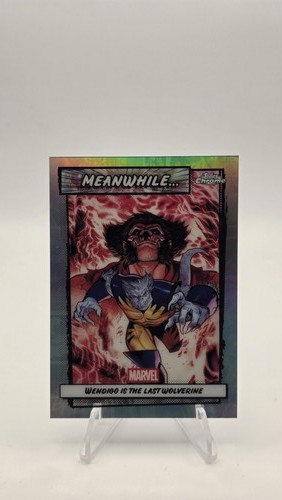 Wendigo is the Last Wolverine [Red] #MW-20 Marvel 2026 Topps Chrome Meanwhile card