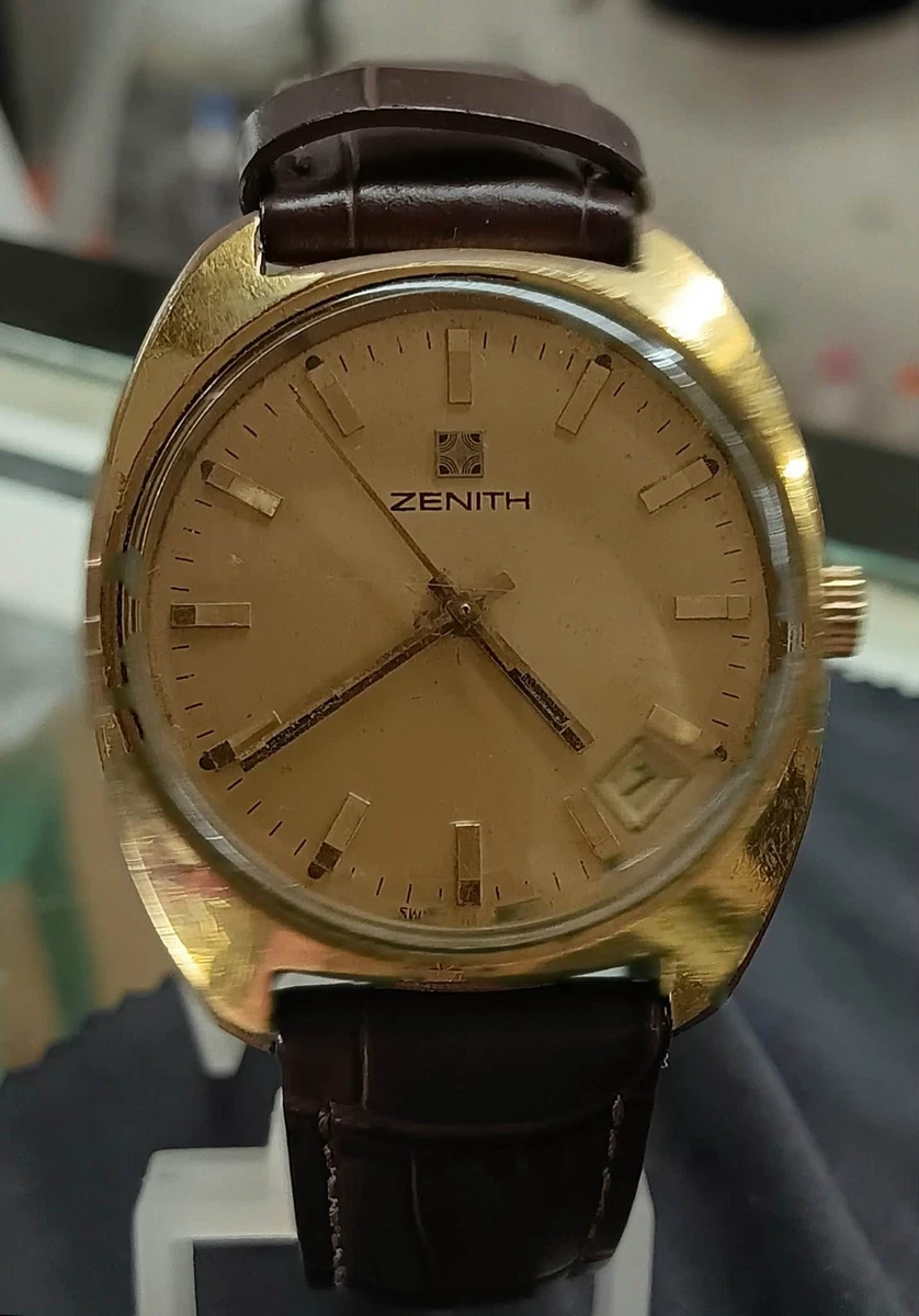 Vintage Zenith Surf 20-1290-365 Manual Wind Watch Signed Crown Serviced 2025