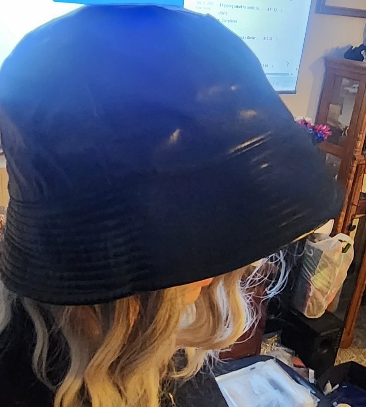 Gap Mujer Vinal Bucket Sombrero Talla M-L 58cm Foto 3 de 4