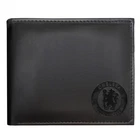 Chelsea Football Club Official Soccer Gift Embossed Crest Wallet Black