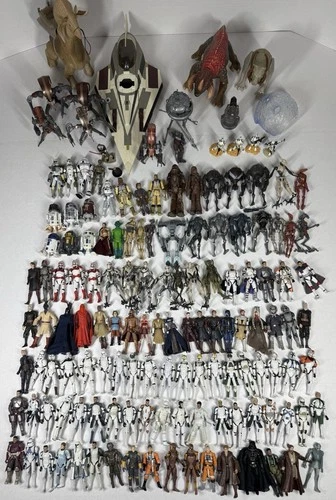 Lot Of 2000's Star Wars Kenner Hasbro Loose 100+ Figures No Weapons /Accessories