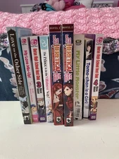  9  Manga and Light Novel Books Lot . Check Description For More