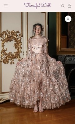 XXS Fanciful doll Star-crossed lovers Empress Gown (New)
