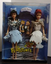 Mattle 2008 The Flintstones Wilma & Betty Silver Label 1/50,000 LE Barbie MISB