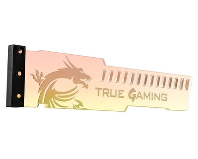 MSI ATLAS MYSTIC ARGB GPU Halterung Grafikkarten Stütze Anti-Sag Acryl RGB