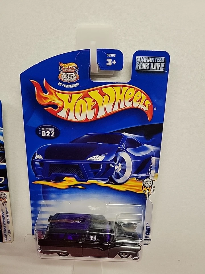 HOT WHEELS 2005 FIRST EDITION ‘69 PONTIAC GTO # 18/20 , 8 CRATE #022 - Image 3 of 4