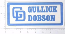 Vintage Gullick Dobson Coal Mining Sticker Decal