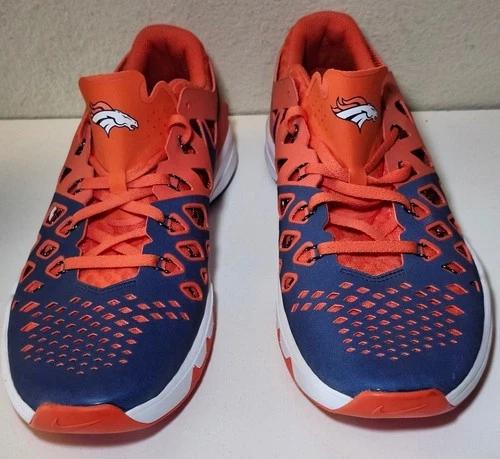 Denver Broncos Nike Train Speed 4 AMP Men's US 11 Orange Sneakers 848587-412