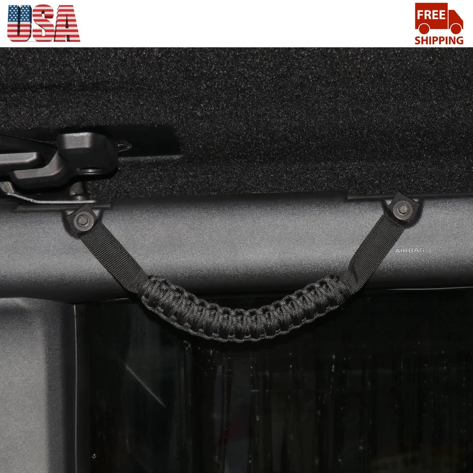 4X Car Roll Bar Grip Grab Handles For Ford Bronco 2021-24 Black Accessories New Foto 3 de 4