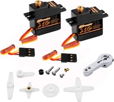 2PCS 21G Mini Digital Servo, Steering Gear Full Metal Micro RC Servos... 