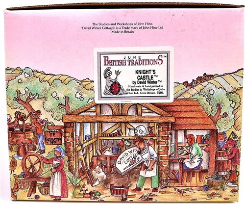"David Winter Cottages De Colección "CASTILLO DEL CABALLERO"" Junio Tradiciones Británicas EUS IOB - Imagen 9 de 9