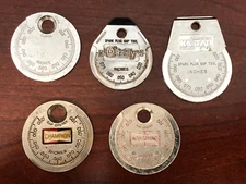 Automotive Gap Gauge Tools-Spark Plug Taper Gap Gauge-Lot of 5