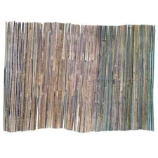 Backyard X-Scapes Slat Fence Beige Natural Raw Split Bamboo 72 in. L (2-Pack)