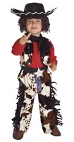 Cowboy Costume + Hat Boys Black White Red Jumpsuit + Vest Wig Childs Small 4 5 6 Cowboy Costume + Hat Boys Black White Red Jumpsuit + Vest Wig Childs Small 4 5 6