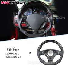Real Carbon Fiber LED Sport Steering Wheel for Maserati GranTurismo Quattroporte