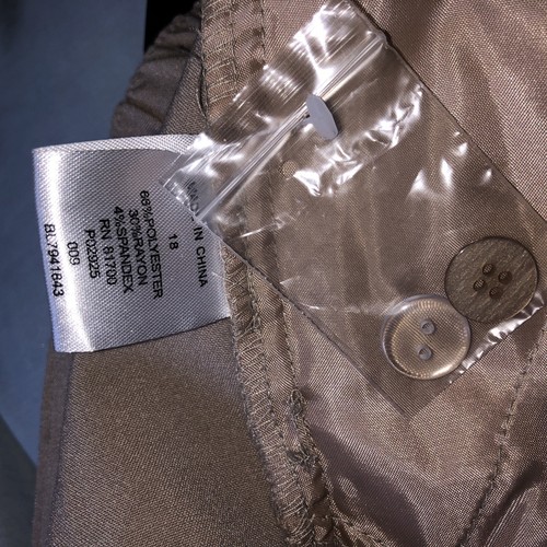 Koret Size 18 Ladies Tan Slacks, with matching belt - Bild 4 von 5