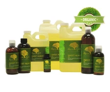 Premium Sweet Almond Oil 100% Pure Natural Moisturizer Cold Pressed Organic 