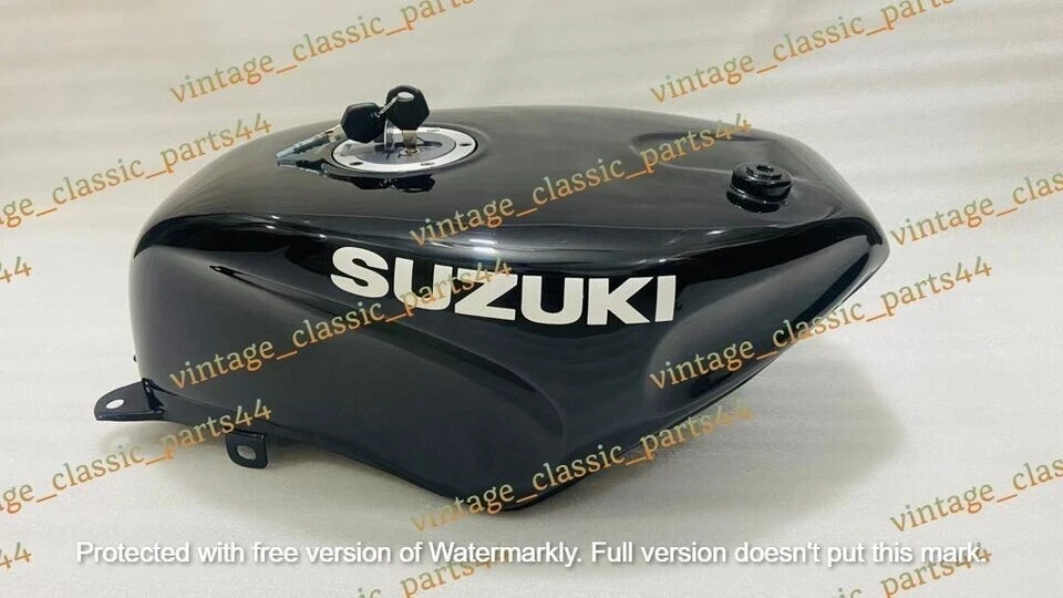 Suzuki RGV250 vj22 1991 -1994 Black Painted Steel Petrol Fuel Tank + Cap |Fit - Image 4 of 4