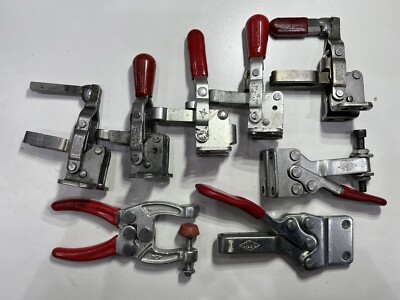DESTACO Manual Clamps Vertical & Horizontal Hold Down Action Clamp Toggle lot 7