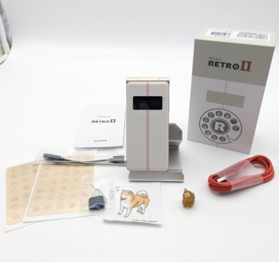 FREETEL MODE1 RETRO II ANDROID FLIP PHONE UNLOCKED White