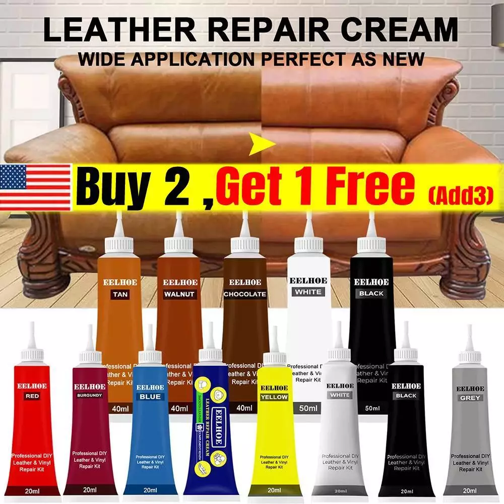 20ml Leather Repair Kit For Furniture, Vinyl Furniture Repair Kit