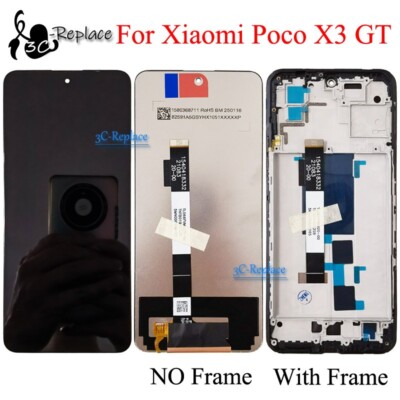 For Xiaomi Poco X3 GT 21061110AG LCD Display Touch Screen Assembly