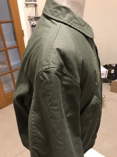 GENUINE US MILITARY ARMY /USAF 45P NOMEX FLYERS JACKET SAGE XL Dull Finish. - Picture 10 of 12