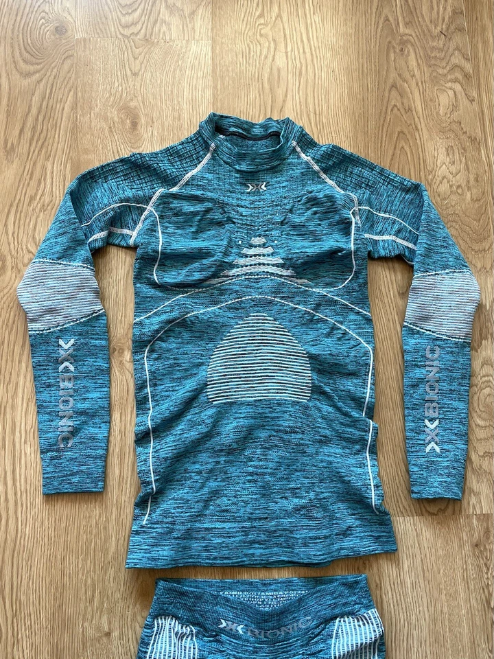 X-BIONIC Thermo Compression Base Layer Set Suit LS T-Shirt 3/4 Pants Size S/M - Image 2 of 4