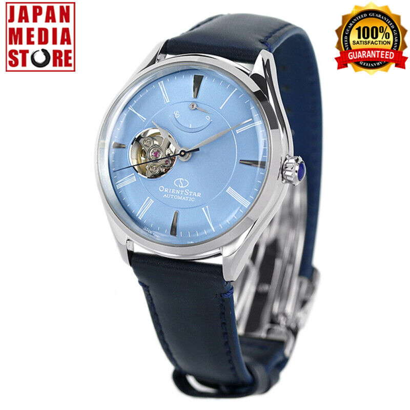 Orient Star RK-AT0203L Blue Dial Mechanical Automatic Skeleton Men`s Watch JAPAN
