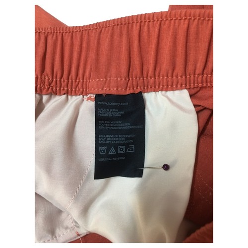 Tommy Hilfiger Shorts Boys 16 Cargo Pull On Elastic Tie Waist Lightweight Red - Picture 9 of 11