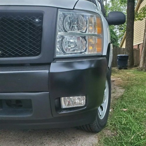 Fit For Silverado 1500 2007-2013 Front Bumper End Caps Fog Light Covers 1Pair - Bild 7 von 13