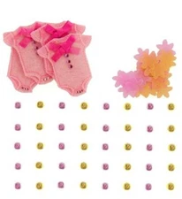 Jolee's Boutique Stickers - Baby Girl Confetti And Gems  #1393