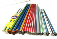 Large Lot of 25 Knitting Needle Collection Bates Boye Hero Many Sizes  Lengths