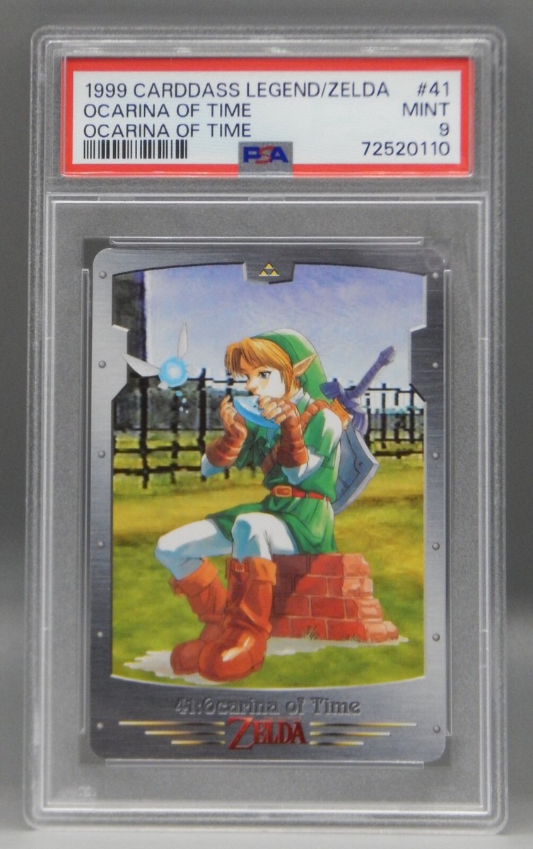 1999 CARDASS Legend of Zelda OCARINA OF TIME #41 Link PSA 9