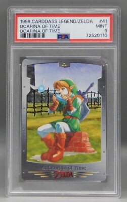 1999 CARDASS Legend of Zelda OCARINA OF TIME #41 Link PSA 9