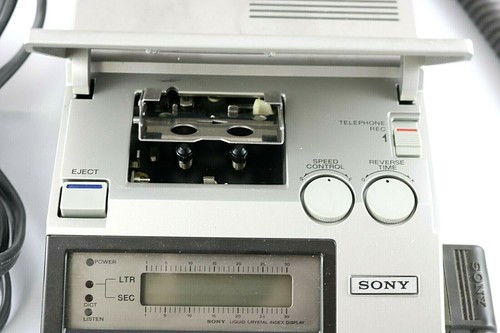 Sony Micro Cassette Dictator Transcriber Model BM-750 Various Speed PARTS ONLY - Picture 5 of 12