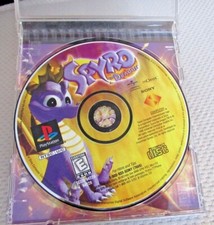 Spyro The Dragon for PlayStation 1 Game & Back Artwork on Case