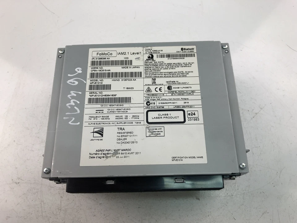 VOLVO V40 Hatchback Musik-Player mit GPS 31396096AA 2015 18152058 - Bild 3 von 4