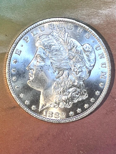 1882 CC  MORGAN DOLLAR CH BU + Gem beautiful coin