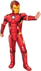 Iron Man Deluxe Child Costume, size 5-6 yrs, used very good, but open scruffy pa