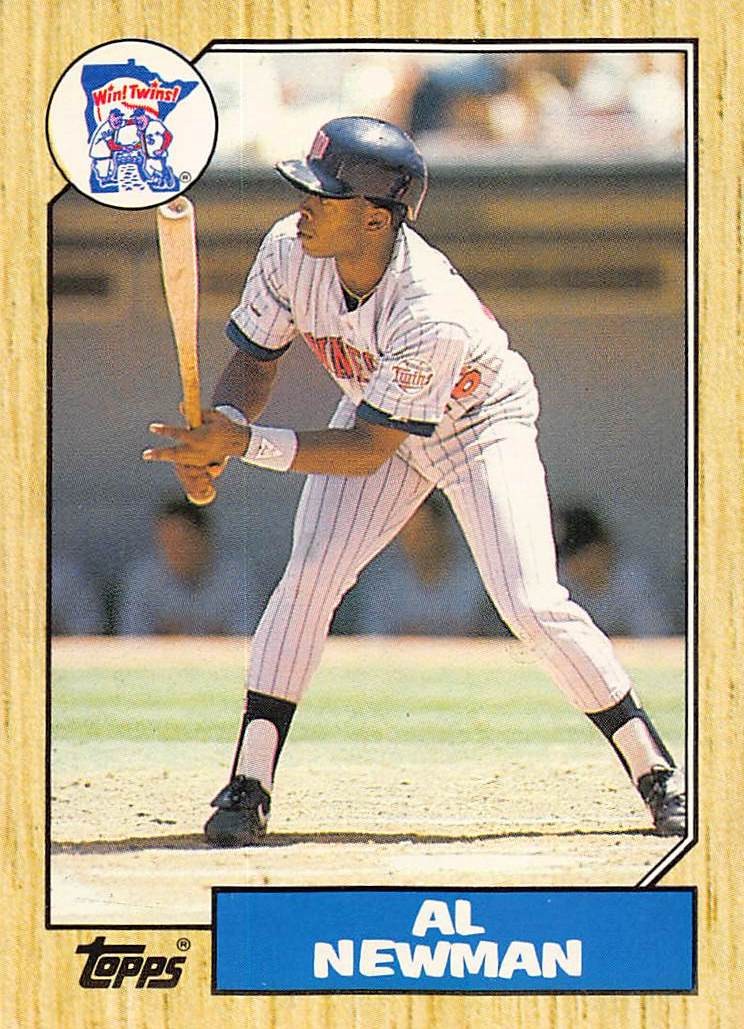 Al Newman 1987 Topps Traded 86T Minnesota Twins BASEBALL Card