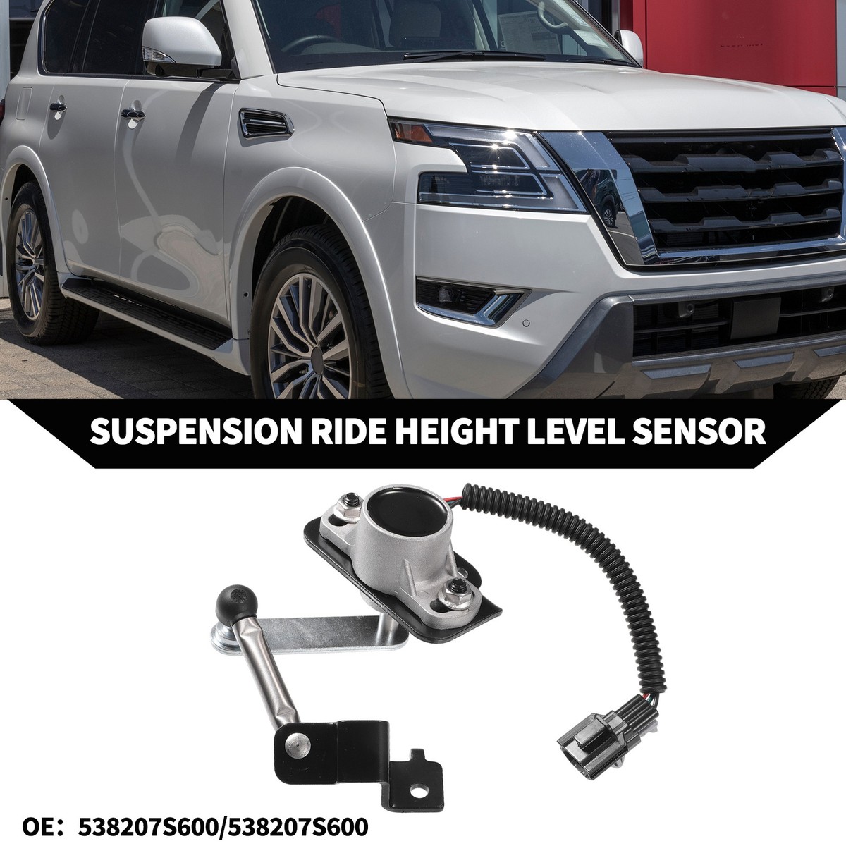 538207S600 Car Suspension Ride Height Level Sensor for