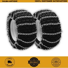 OAKTEN Tire Chains 33-0001B for 20x8x8 & 20x8x10 MTD Cub Cadet Set of 2