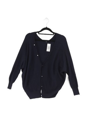Ba&sh Damen Pullover UK 6 Blau 100% Sonstige V-Ausschnitt Pulli