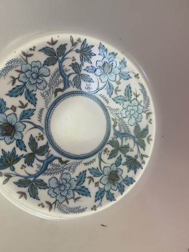 Vintage 6 Noritake Progression China Blue Moon 9022 Floral 7,5" Coupe Suppenschüssel - Bild 5 von 19