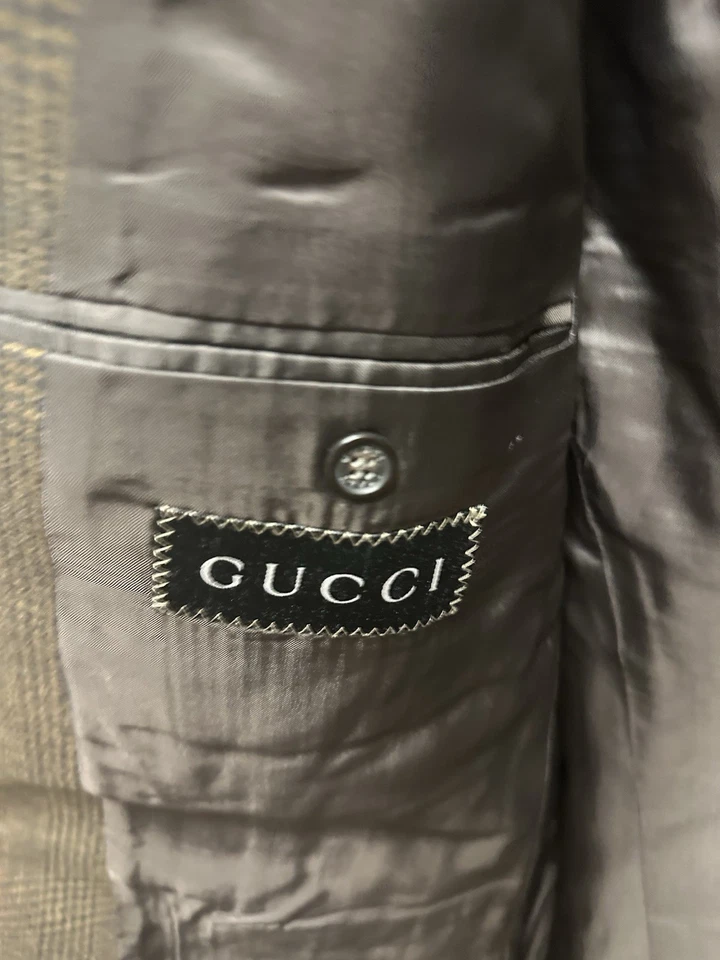 GUCCI Classic Brown Blazer For Men Size XL/ NWOT 726 - Image 2 of 3