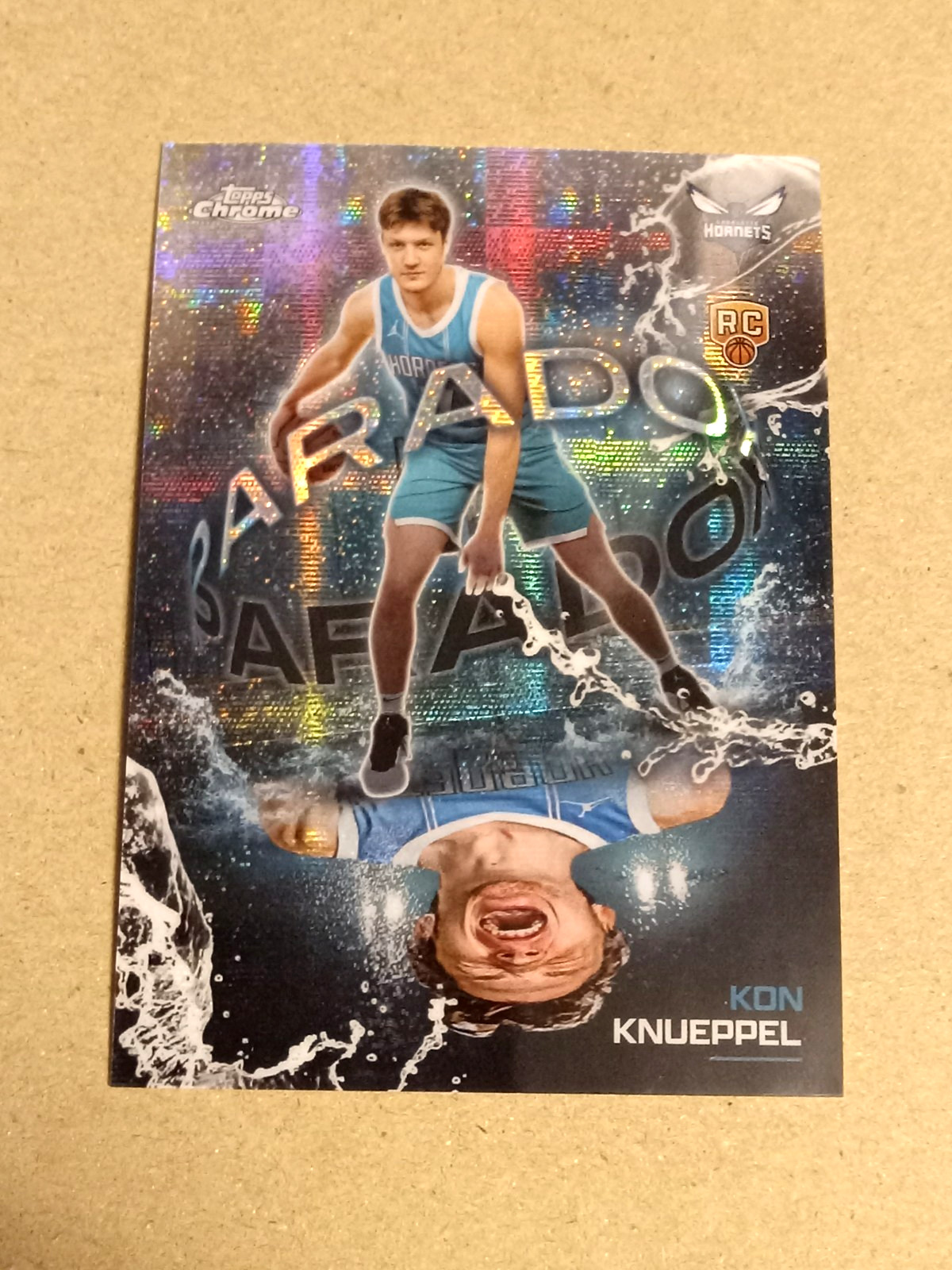 2025-26 Topps Chrome Paradox PX-24 RC Kon Knueppel case hit SSP Charlotte Hornet