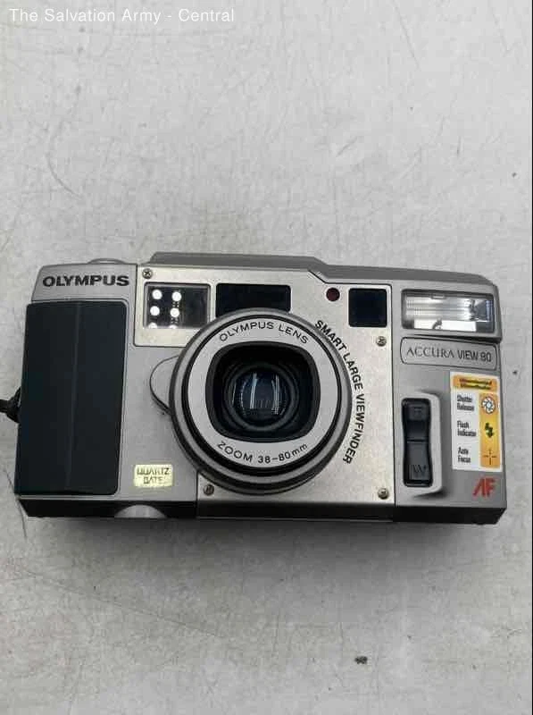 Appareil Photo Compact Olympus View Zoom 80 - 35 Mm - Vintage - Gris
